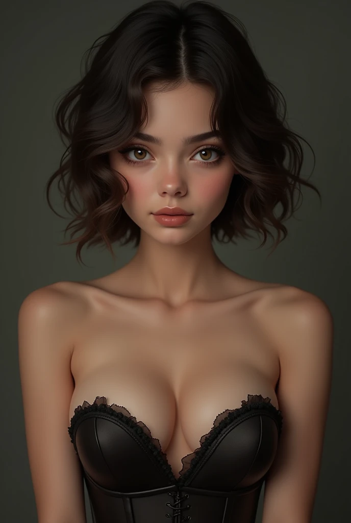 Create an ultra-realistic 3D model of a 2 European woman. She has a fair complexion with a sweet and friendly facial expression. Her hair is light brown, shoulder-length, and slightly wavy, complementing her bright green eyes. The model has a height of 169 cm and weighs 55 kg, with a slender and athletic build. Her bust size is large, and she has a well-proportioned body with an excellent figure. The model should maintain consistent facial and body features across all images, regardless of changes in pose, clothing, or setting. Focus on high-resolution, photorealistic details in her face, skin texture, and overall appearance. The model will be used in a variety of scenarios, so all generated images must reflect the same person with no deviations in her core attributes. Ensure the model exudes a natural, confident, and approachable vibe.ahegao, tounge out spit, füll Body topless
