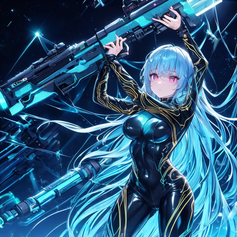(only one girl, 1girl, one girl, full body, white hair, in blue swimsuit, tight clothes, blue alluring eyes, thick thighs, very thin waist, slim hips, open legs, cameltoe, big cameltoe, big pussy),
((anime-style artwork),colorful shades, Hyper detailed, highly detailed face, 4k face, clean, vibrant colors, extremely detailed with rich colors), (mature girl),
(she is at a green valley, with a river, with fireflies, with butterflies),
(the sky is clouded, with pink and purple clouds, a giant moon),
((depth of field)), (masterpiece:1.2, best quality), (extremely detailed CG, ultra-detailed, best shadow:1.1), ((1 anime cute girl)), ((solo))