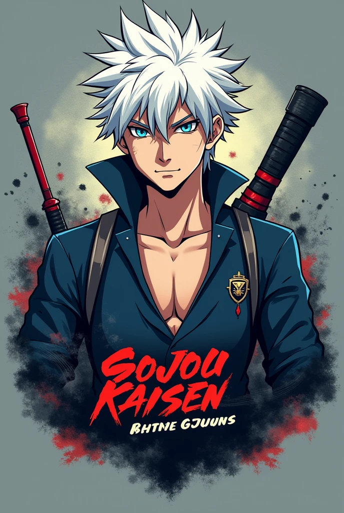 Fait moi un logo kaneki ken et le mot oseni