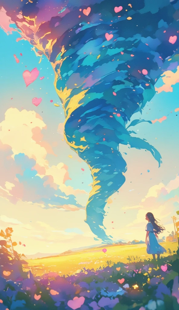 Tornado storm、Gentle Breeze、Whirlwind、 Soaring Heart Sand、 fairy tale、 Bright Pastel Colors 、Scattering Dreams 、