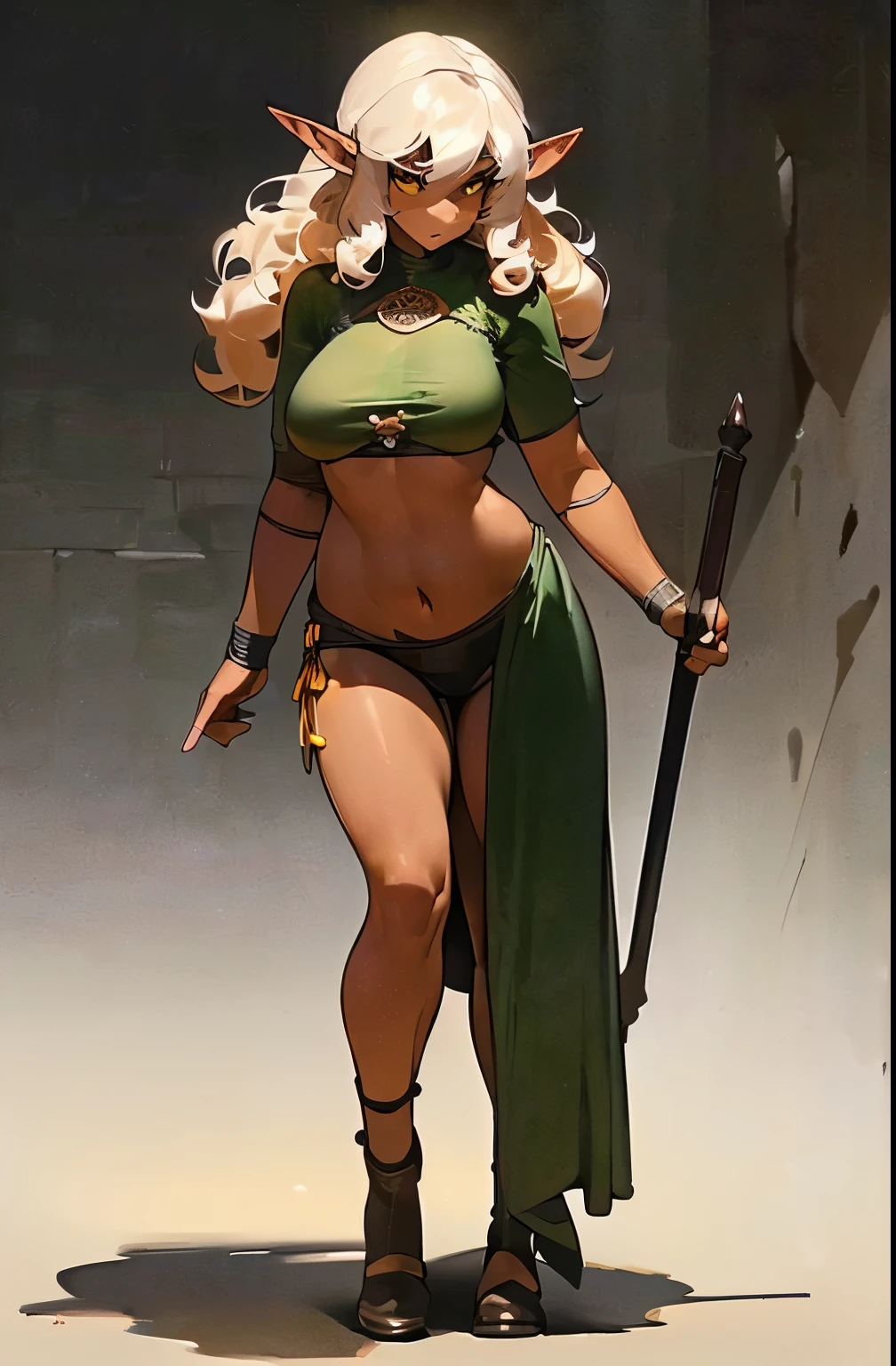 UHD 8k, HDR+, cartoon women with green face and white hair, green skin, goblin girl, DnD character, female goblin portrait, green skin, fantasy goblin Drak, green orc woman, goblin art, D&D goblin rogue, goblin theme, goblin, goblin woman with necklace, big piercing eyes, huge earrings, giant earrings, blonde hair, earrings, lips, eyelashes, tattoo, heavy makeup, piercings, ear piercings, jewelry, gold bracelets on which she holds her hands , tight black gothic dress, black high heels heels, high heels, legs, full color illustration, epic full color illustration, 16k, FHD