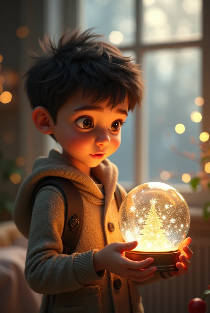 whether in a magical ball or in the world around little tommy
