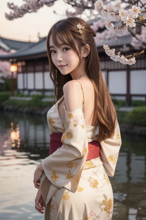 Asian woman in kimono posing for a photo, Japanese Goddess, Trending on cgstation, palace , Girl in Han Dress, sakimi chan, Japanese style, shikamimi, Beautiful and attractive woman, Glamorous and sexy geisha, Japanese style, Trending on cgstation, sakimichan hdri,, Shrine maiden's kimono、hair ornaments