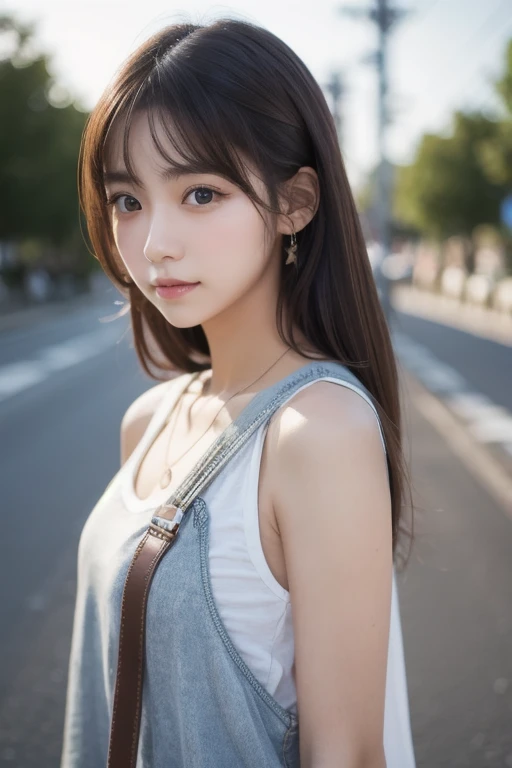 masterpiece, Highest quality, 8k, 15 years old , RAW Photos, Confused, Award-winning portraits, alone, noon, Idol&#39;s face, Delicate girl, Digital single-lens reflex camera, Looking at the audience, A shy smile、shame、Blushing、Thin arms, Small breasts, Nipples, Small Ass、Narrow waist、Frank, Sophisticated, like々new, Thin arms, Professional Lighting, Film Grain, Iris, chromatic aberration, (Detailed eyes and face:1.0), (Bokeh:1.1),(Super cute face:1.2)、(美しさのnew顔:1.2), White bra