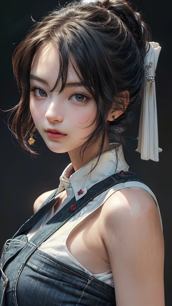 ((Best quality)), ((masterpiece)), (detailed:1.4), 3D, an image of a beautiful cyberpunk female,HDR (High Dynamic Range),Ray Tracing,NVIDIA RTX,Super-Resolution,Unreal 5,Subsurface scattering,PBR Texturing,Post-processing,Anisotropic Filtering,Depth-of-field,Maximum clarity and sharpness,Multi-layered textures,Albedo and Specular maps,Surface shading,Accurate simulation of light-material interaction,Perfect proportions,Octane Render,Two-tone lighting,Wide aperture,Low ISO,White balance,Rule of thirds,8K RAW,