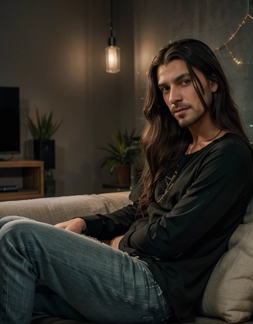 Man with hair on his private part