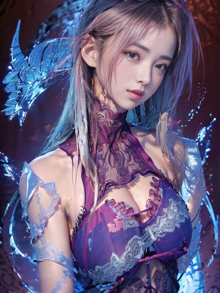 Detailed image quality,Witch Pandora,wing, Succubus Theme,堕落Angel,Excellent,scary,Secret Terror,Tentacles,With eyes,Uncanny Valley Effect,Beast Blood Moon,skeleton,vampire,Hellfire,Dark Queen,Angel,magician magic witch,16岁Angel,Eyes are blue(Pupils as deep as the starry sky),Gorgeous tattoo designs all over the body,Surreal photos(8K picture quality,Rich in details),Dark eyeshadow,Sexy thick lips(Red lipstick),Tattoo designs on body,Dark Queen,Wear luxurious gold jewelry,Dark Queen,圣光铠甲大Angel,Disdainful look(despise,Contempt,angry,impatient look)