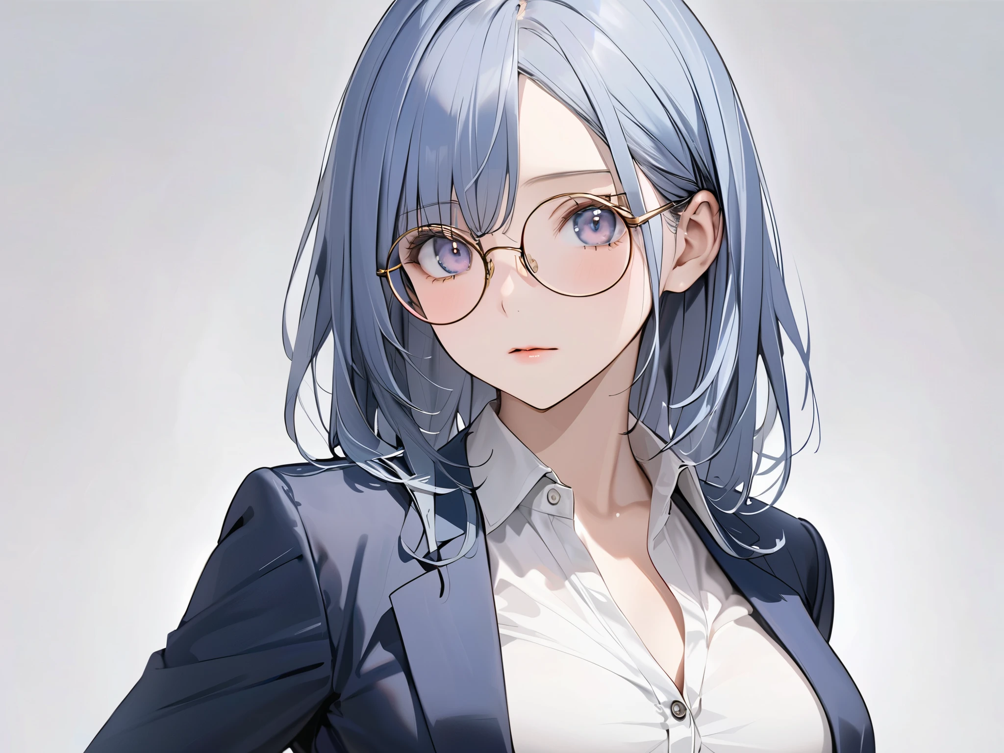 Anime, Create a male character with a black overcoat and black glasses, and smart side-swept hair, strong physique, but passive at the same time. black mascara, and big, expressive eyes, with huge, feminine eyelashes
