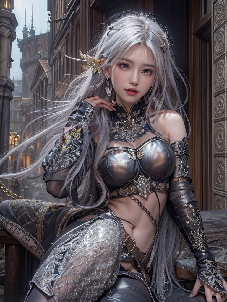 thick acrylic , adorable stunning girl  with silver Hair  , her spread legs wide open sitting, extreme beautiful delicate face , full body , define hand , whole perfect hourglass figure body , shiny scales , gorgeous plumage , elegant ＋ ornate ＋ luxury , insanely detailed and intricate , grand ancient forests under full moon background , landscape perspective , rich colors , stanley artgerm lau and will murai style , line details , cinematic lit , tyndall lighting , blink - and - you - miss - it detail , movie scene , masterpiece , amazing work , exacting precision , best quality , 8k --hd --no blur --q 2