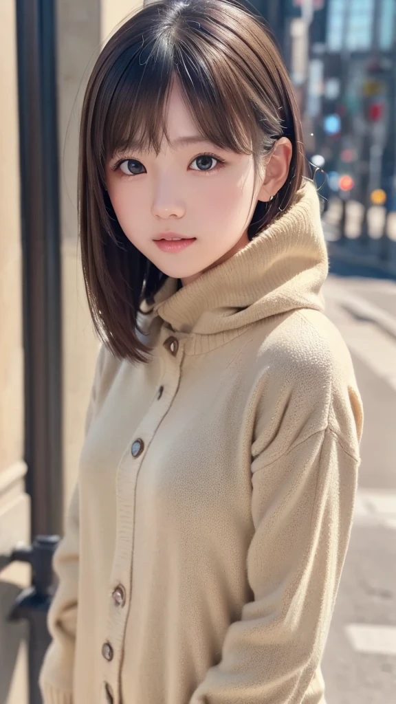 upper body, front lighting, front pov, Winter clothing, nsfw,
(1girl,solo), (yuichan:1.3), petite, neat and cute girl, japanese cute girl, beautiful detailed eyes, layered hair, fluffy hair, brown short hair, bangs, glossy lips, (Fine Face),(Fine Eyes), (Clear Face), (Detailed Face Description), (Detailed Hand Description), Realistic, Extreme Light and Shadow, Shiny Hair, BREAK, absurdres, (16K, UHD, Top Quality, Masterpiece: 1.2),(Realistic, Photorealistic: 1.37), Physically Based Rendering,Professional Lighting, Photon Mapping, Masterpiece, Rich Detail, Ultra Detailed, Super detailed, highest quality, intricate details, ultra high resolution, (realistic:1.2),