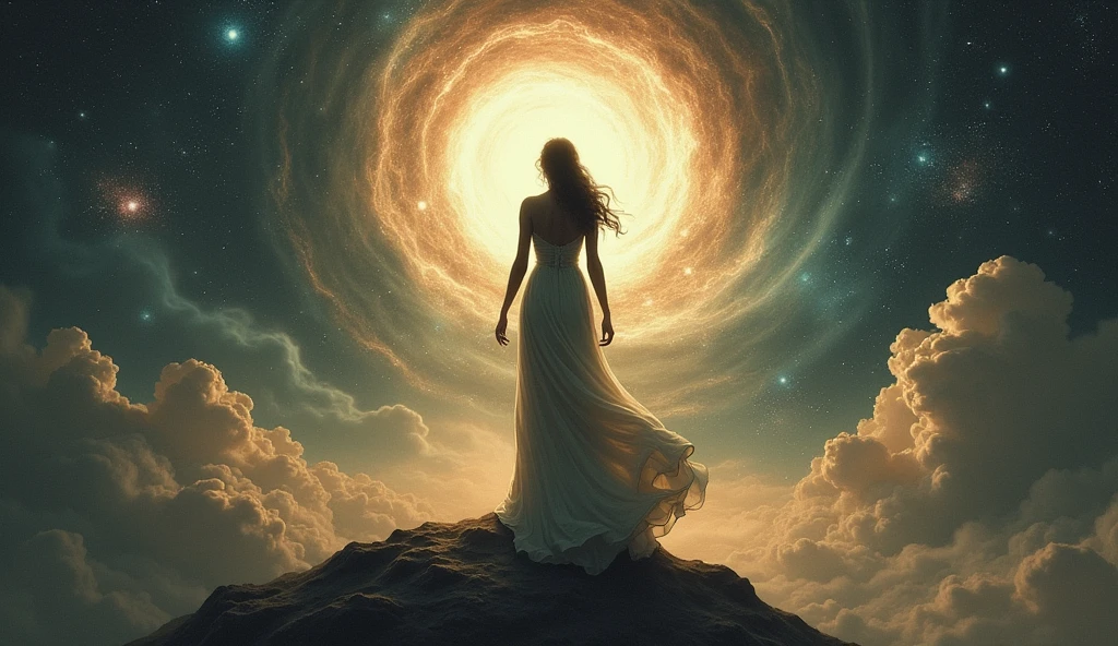 (pThe Melody of the Cosmos
Concept: The cover showcases a grand, swirling vortex of musical notes and cosmic energy, with the universe itself appearing to be shaped by the music. At the center of this vortex is Kara, with her arms outstretched, as if she’s conducting the entire cosmos. Ren with a protective stance, Aric with a mysterious aura, and Liora ready for action. The background is a blend of deep space and vibrant music notes, creating a sense of infinite possibilities.
Mood: Majestic, epic, and full of cosmic mystery,Dramatic, intense
Make an ebook covered based on this