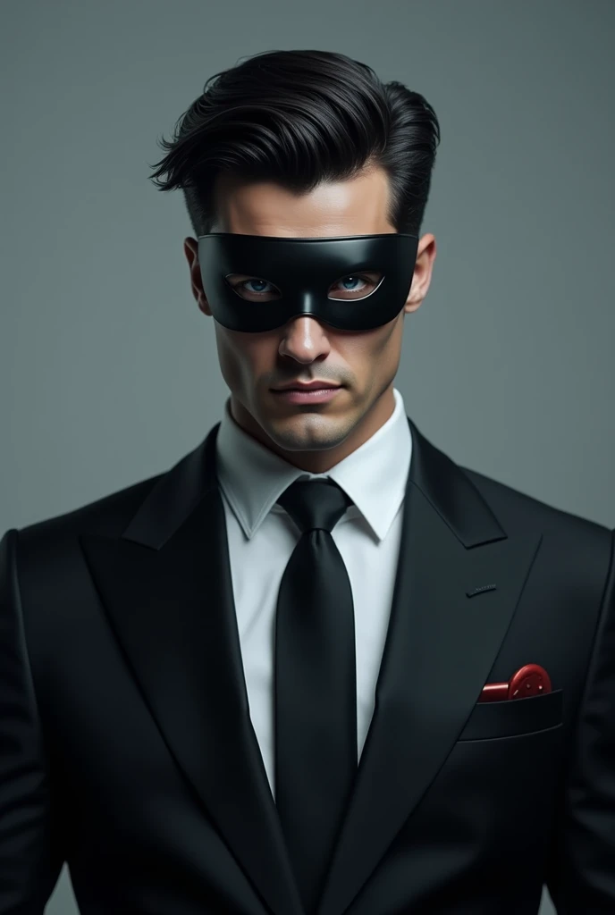 a handsome guy with a pompadour hair from anime, smile, clean shave, white hair, wearing a black plain loose long coat, eyes closed, blindfolded, modern black outfit, very handsome, standing pose, detailed face, detailed masculine body, (reality: 1.4), (A hyper-realistic), (high resolution), (8K), (highly detailed), ( Best Illustration), (eyes close), (ultra-detailliert), Bright lighting, Professional Lighting, The background is dirty wall with graffiti., floating lighting around.,
