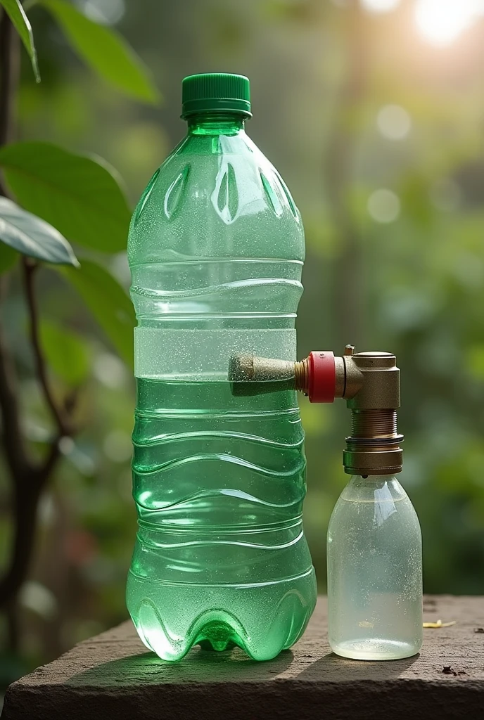 A pipe made from a fish tank