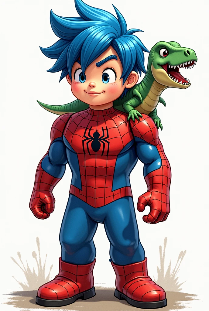 One of approximately , with a costume of the Character BEN 10, This child has short blonde hair, green eyes and in her hand she has a red dinosaur