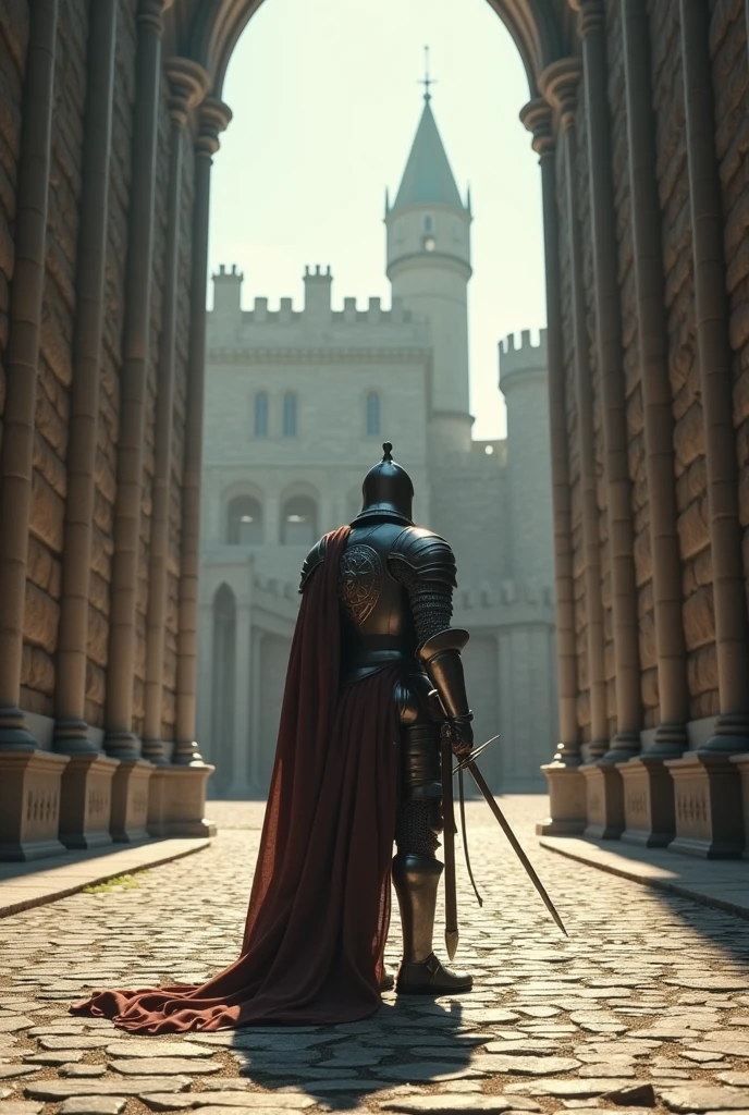 a knight on a horse in 80sdarksouls style