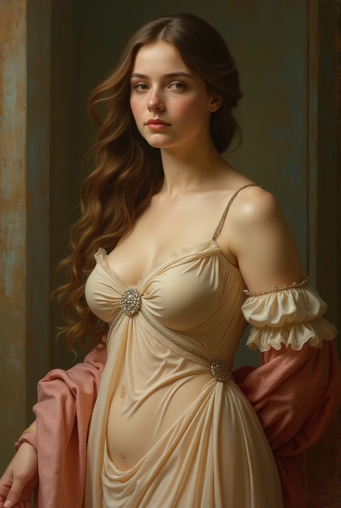 A painting by Albert Lynch, Ruan Jia, Gaston Bussiere, Alexandre Cabanel, Daniel F. Gerhartz, Jules Bastien-Lepage, Pierre Auguste Cot, Sophie Anderson, Jeremy Lipking, Thomas Lawrence, Bouguereau, Carle Van Loo, Jules Joseph Lefebvre, Roberto Ferri, 'aesthetically pleasing', exquisite, polished, refined, sophisticated, tasteful, harmonious, well-proportioned, well-formed, well-arranged, smooth, proportional