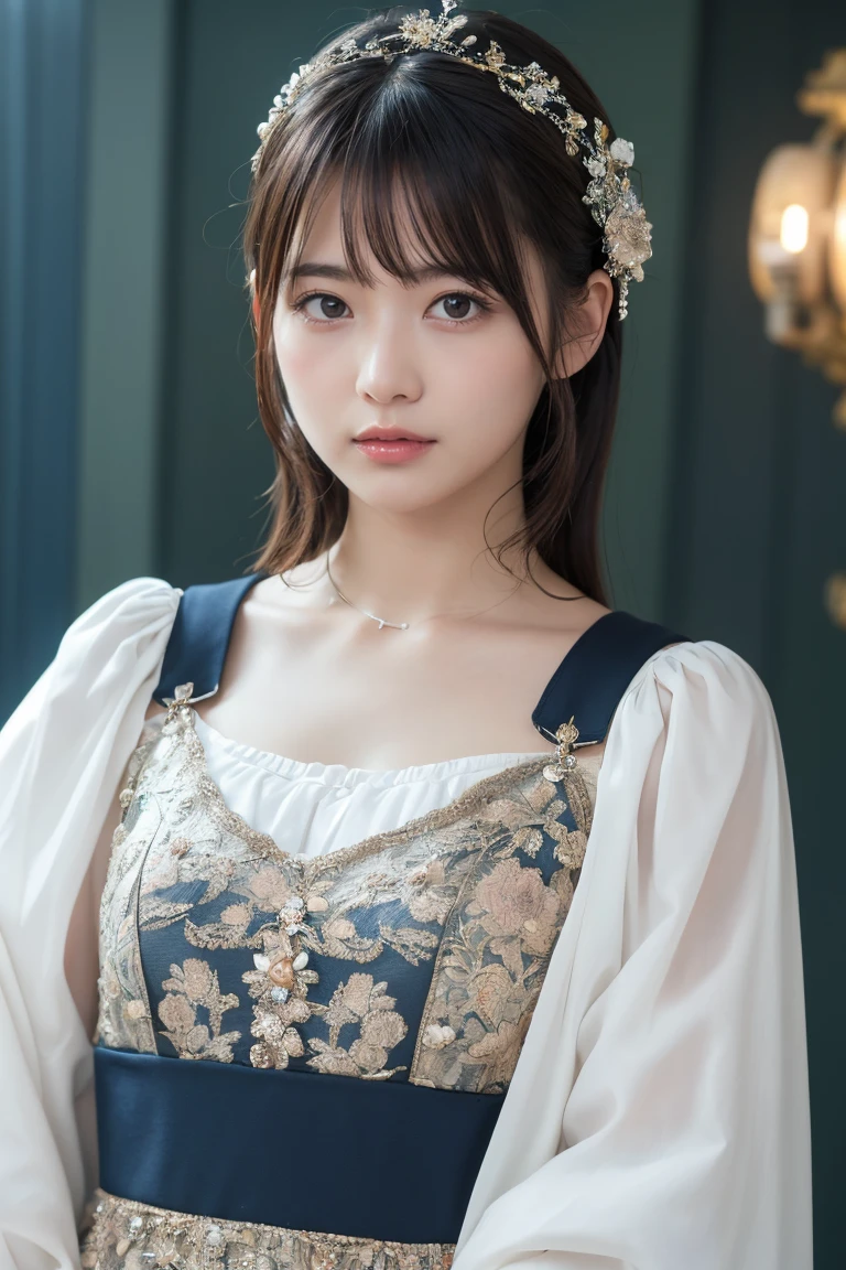 (nsfw), sexy stylish Swedish model, only 1 female, ((doll-like appearance)), short Auburn stylish hair, ((shiny Victorian-Style boots)), (big smile), ultra detailed eyes, vivid eye makeup, lipgloss, long lashes, defined eyebrows, ((sexy Paradise Kiss cosplay)), bell-shaped skirt, petticoats, high neckline, puffed sleeves, ((ultra detailed lace)), ((ultra detailed embroidery)), intricate details, Paradise Kiss accessoires and matching headpiece, choker, ((large sparkling Paradise Kiss jewelry)), cinematic light, detailed large park background with trees