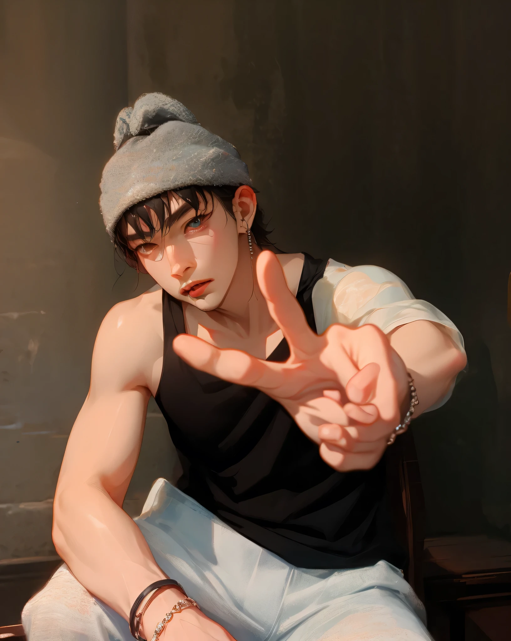 Boy, Chinese, Shandong, , junior high school graduate, slightly dark skin, sunny big boy, gay man, naked, erection, love to play basketball, small fresh meat, masturbation,