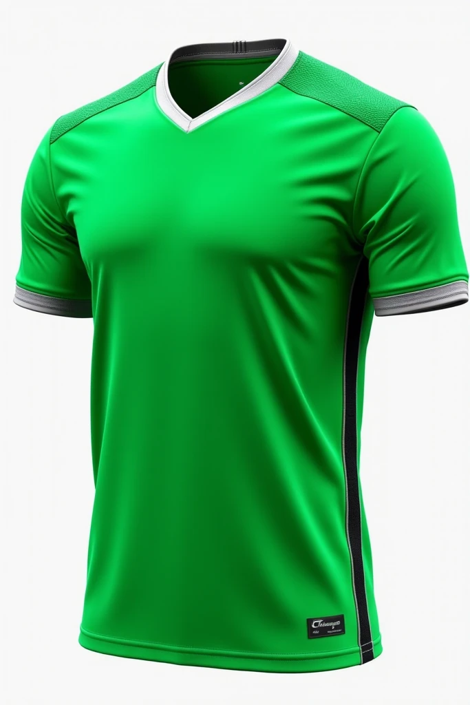 White stars themed national football team jersey using green colours