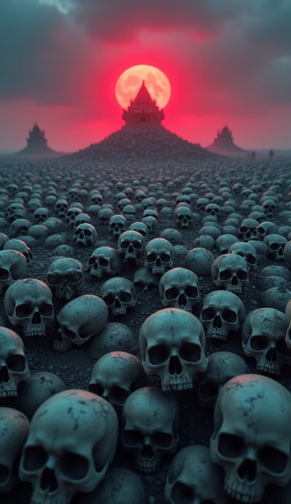 mystery and wonder, a woman , skulls, before you drift into unconsciousness ; The dark cloud of black and white, an insane demon, a beautifully colorful and intricately detailed mixed media, the fantastical surrealism of Zdzisław Beksiński and the intricate detail of Hieronymus Bosch