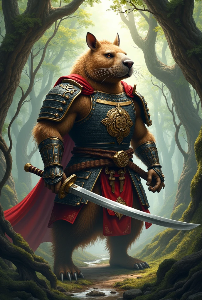 bugbear with mild human like features dressed in armor holding a rifle and a rifle 4k fantasy art, a character 4k fantasy art contest winner, fantasy art, bugbear ranger, portrait of a bugbear 4k fantasy art, wearing intricate fur armor, druid warrior, portrait of a , fur armor, portrait of fin wildcloak in a fantasy forest 4k fantasy art 4k --auto --s2