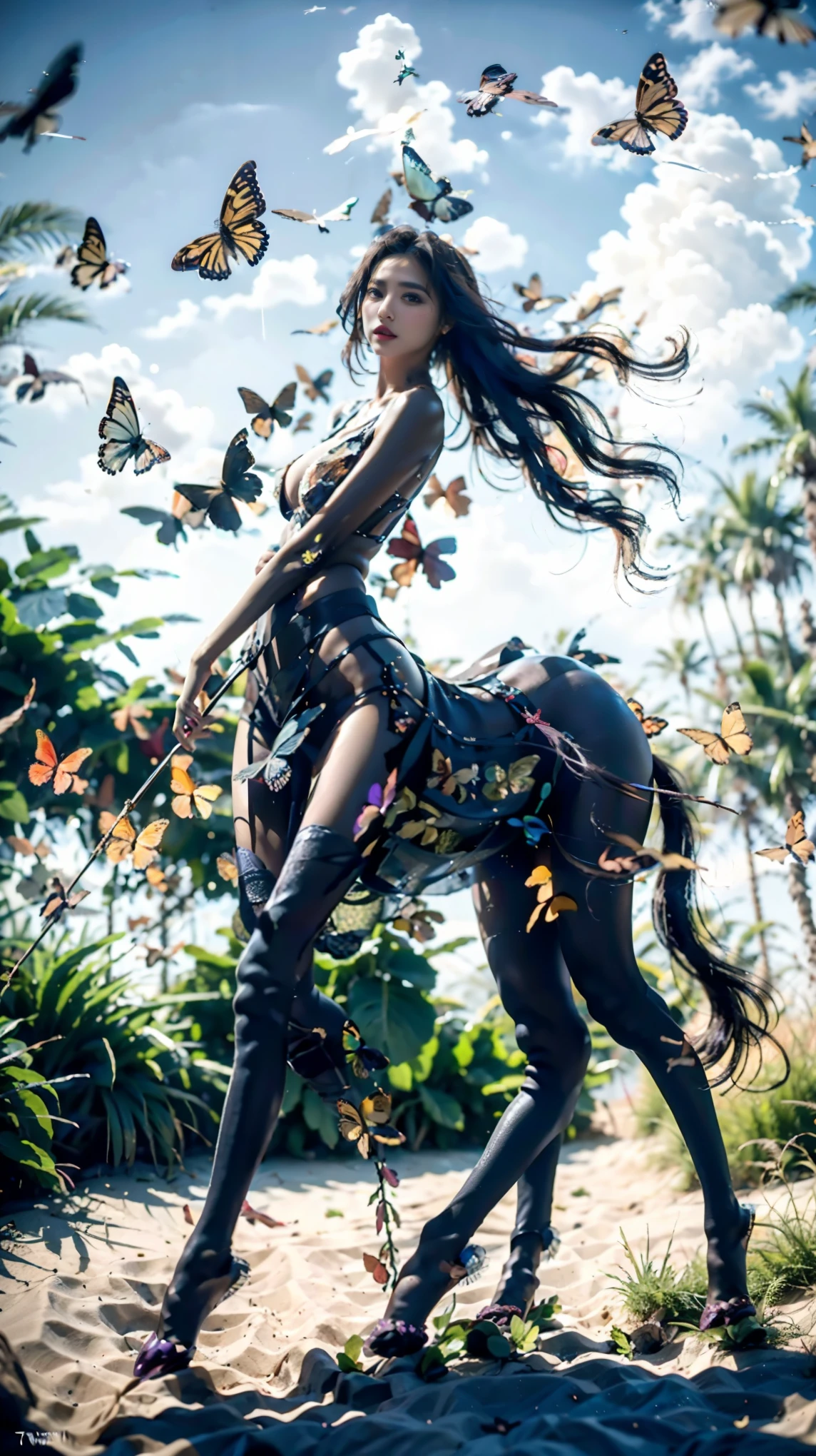 creates an epic picture ,超大广horn、Ultra deep depth of field ,Super focal length 、Super-sharp 、Super complex、 super detailed 、 super realistic 、 colorful、 supernaturalism , used an all-round three-dimensional moving camera ,多horn度拍摄, graphics to divide the scene and dynamically distribute the material 。 The Three Realms of the Multiverse(Elite Club 、The stars gathered :2),(组群超过9位女皇horn色:2)Passionately interpret :( Seamlessly embedded cybermecha centaur with integrated fusion ,Centaur,Centaur:1.8)、( Phoenix Empress 、 Mini Fairy Fairy Imperial Wind 、 Princess Sphinx Princess Bathing Sand 、 Princess Sphinx Cat Bathing 、 Sky Demon Dragon Queen Tengyun Driving Fog 、 Fiery Fire Queen 、 The charming Conjuring Queen Tifflin ),每位horn色具有独特的外观特征、 magical ability 、Stance and Movement , Special Organs 、Artifact Equipment、Special scenes and natural phenomena,Clearly layered,Lively action,Creative Layout ,( combines various styles and high quality fabrics :2), Dragon Queen Blue Purple Tights , Exquisite Combination Scenes , super sexy 、 Super Curve 。 Inclusive Display , details are true ,Super intricate details, ultimate clarity , Ultra high quality output , makeup fine-tuning to make facial features 、 asymmetrical appearance , neoclassical Chinese and Western style (Dress、Casual Clothes、Warframe、 cyberpunk、Wedding Dress), Advanced Brush Tool , Combining Mythical Legends and Monster Characteristics (horn、tail、Tentacles、Wings、Feather、scale、nail、hoof、Anti-Joint 、Arthropod、fur、Chitin 、Pattern、Tattoo、, ornate decorations, etc. :2), Physiological Perfection、 standard medical beauty 、 Biological Adjustment , Super Giant Teardrop Papaya Big Chest 、Round and straight、Enchanting and sexy、Low body fat percentage ,The infinitely changing miracle magic decoration ( invisible coding :2), The Sphinx Cat Princess of the Desert 。Perfect childlike look,Perfect muscle lines, Narrowed Ribs 、Smooth shoulder blades、纤瘦腰腹与 Super Giant Teardrop Papaya Big Chest 形成强烈反差,Long body 、Beautiful curves、 Proud Business Line , Special Moves : Side knee bends、 Straightens waist and raises head、 Bunny jumps with hands behind back、 Lifts head on the ground、Side bends, Frequent interaction ,Lively action, Jade horizontal chest 。City mountains glow,Vegetation is abundant, Neon Symbols Float , Blurred Outer Space Supergiant Constructor Park logo glides through the sky 。Refer to Onlyfans 、tiktok、 Douyin and other social media materials , Using Mindjourney 、 Stable Diffusion advanced brush tool 、 Material Texture Pack、Special model library、Real Motion Capture Library。Fun,Light Code , Commercial Giant Production , Clean Picture ,True story,Vivid image, Turing Test ,Micro-expression,Grand Prize Entry,Focus on people, Highlight Moments ,Magnificent epic,Sacred,Group of people, Illusory Aura , holiday atmosphere, Fire Flash ,Colored smoke,tension,Rendering,jelly,} Lens Language ,A metaphor for concentrated computing power 、Implicit 、 Implies (Hall of Fame Characteristics、性tension::1.5)。