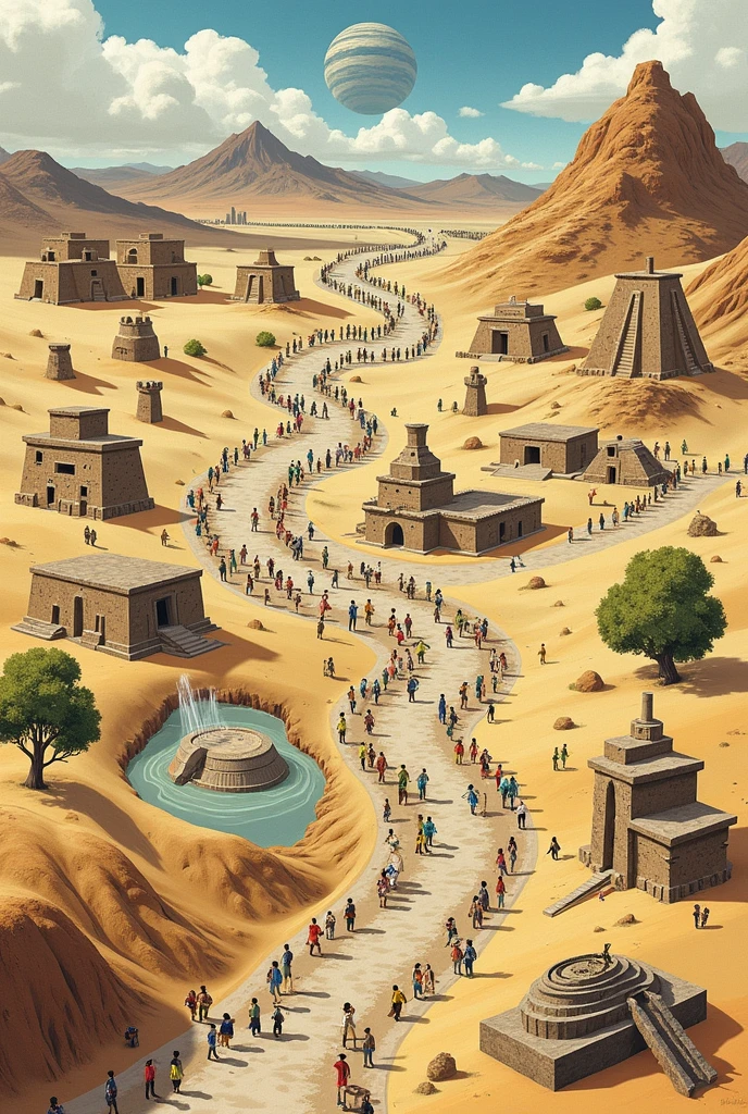 Create a historical chronological timeline with dates and the main events of humanity, starting from 4.000 attracted