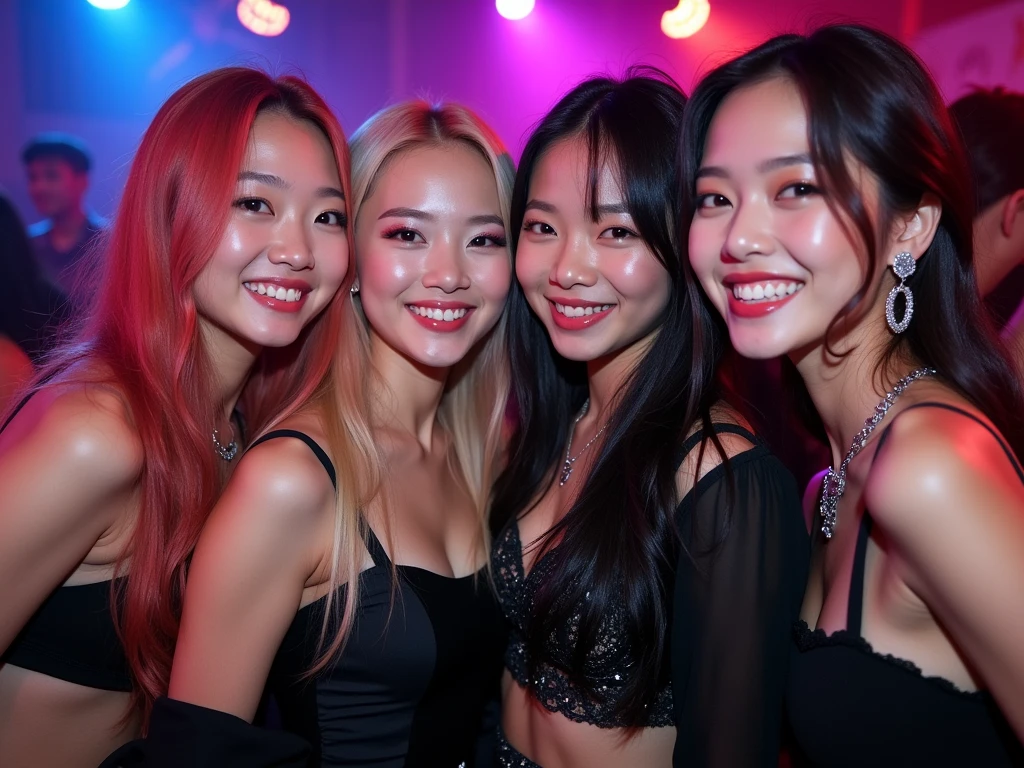 Korean singer and Korean singer friends