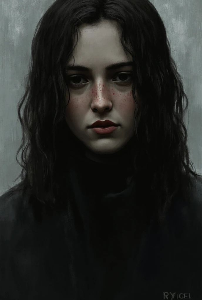 (dark shot:1.1), epic realistic, (A_Rostov_Style:0.5) <lora:DE_Alexander_Rostov:1>, close-up portrait illustration, portrait, woman in purple shirt, black vest, round face, flirty dynamic pose, rough brush strokes, soothing tones, calm colors, art by greg rutkowski and artgerm , long red hair, (intricate details:1.12), hdr, (intricate details, hyperdetailed:1.15), faded, (neutral colors:1.2), (hdr:1.4), (muted colors:1.2), hyperdetailed, (artstation:1.4), cinematic, warm lights, dramatic light, (intricate details:1.1), complex background, (rutkowski:0.66), (teal and orange:0.4), art by greg rutkowski and artgerm, soft cinematic light, adobe lightroom, photolab, hdr, intricate, highly detailed, (depth of field:1.4)