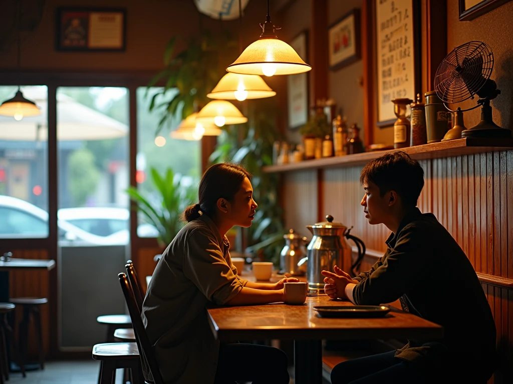 coffeehouse:A café is mentioned in the lyrics,A person sits quietly by the window,Tasting coffee。This scene may represent a relaxed and quiet attitude to life,and the enjoyment of life。