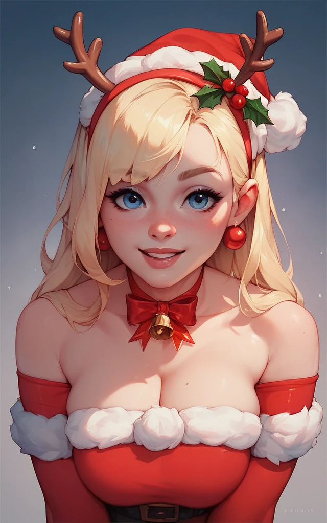((sit on floor alongside christmas tree without underwear)) ((tall beautiful female elf santa claus helper)), detailed beautiful face,((Perfect Big bright blue eyes)), ((elf ears)) ((dark eyeshadows make up)) ((bright red lipstick)), ((happy smile)) ((very long Realistic platinum blonde hair with bangs covering one eye)) ((huge beauty shape breasts:1.6)) ((perfect slender body:1.3)) ((wears micro red strappless christmas dress, ((micro short skirt)), gloves and long socks)), (((perfect beautiful nude pussy lips))), ((choker, christmas hat)) ((sexy pose)) ((inside photo studio with lights reflectors on her)) ((christmas decoration, many gift box on display)), ((high definition:1.5), ((amazing lights and shadows)) ((masterpiece:1.5))((8k:1.5)) ((Best quality:1.4)), sharp focus, Extremely Realistic, high resolution, 8k.