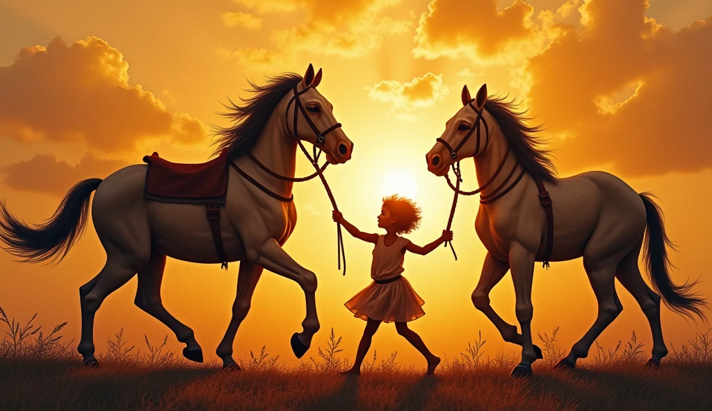 symbolic picture of general Injustice happening around us. Make them in Indian style