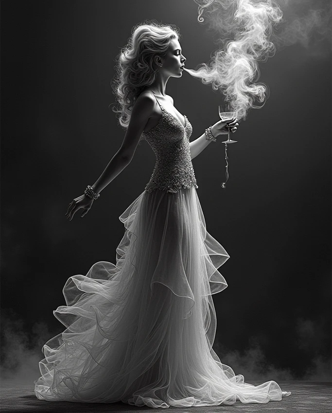 (Black and white: 1.5) Glamours Model Shots, raw, awardwinning, Single woman of exquisite beauty, Ultra Feminine, Full body, Most beautiful face, White hair,The long-haired, Wavy Hair, (Red: 1.5) ,gorgeous dress, Stockings, Wearing complex high heels,Sit on the sofa with your arms outstretched, Dark makeup, Background of modern high society, (Black and white filter: 1.4), (tre anatomically correct: 1.5), Photographic style of the 1980s, Image taken from dynamic range, Ultra Wide Shot, Photorealism, depth of fields, Hyper realistic, 2.5D Rendering,accurate hands:1.5,accurate arms:1.3,