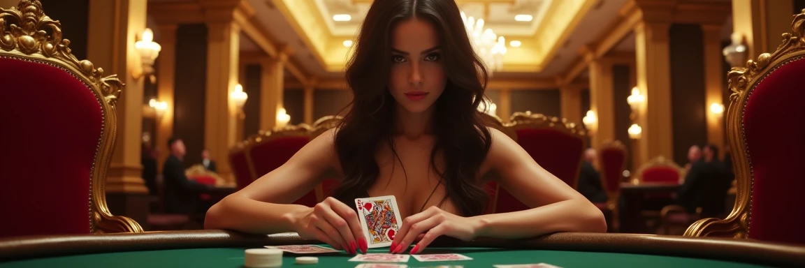 Female gambler in casino, Cleavage, words "daily challenge" It's written in big letters at the bottom of the screen., someone holding a deck of card in their hand and pointing at the camera, card game, playing card, throwing card in the air, holds playing card, card, Car Distry, エースcardを持っている, エースcardを持っている, ポーカーcardスタイル, Play poker, wizard shuffling card, trading card game, cardプレイヤーの男, good at card, cardに焦点を当てる,