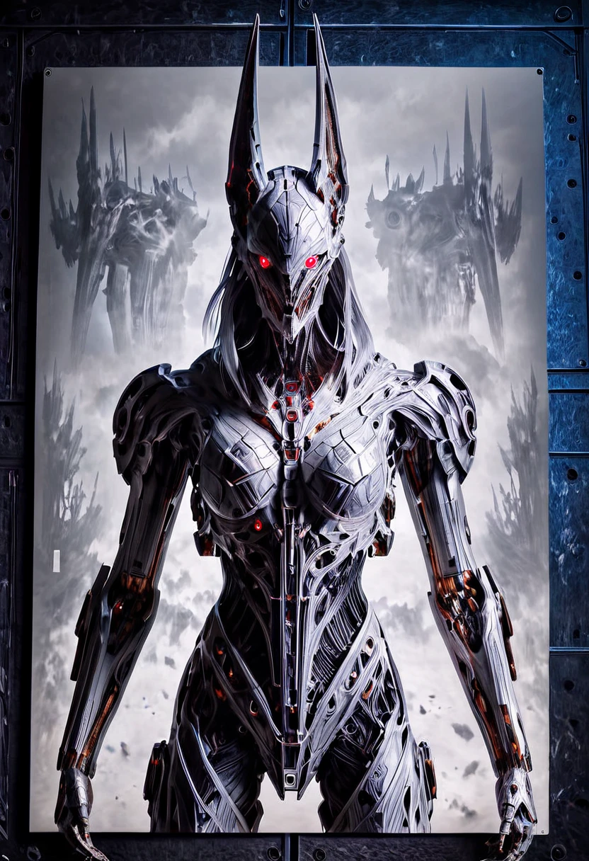 muscular armored anthro jackal, demonic, red glowing eyes, bio armor, mcnm, robotic joints, robotic parts, mechanization, (best quality,4k,8k,highres,masterpiece:1.2),ultra-detailed,(realistic,photorealistic,photo-realistic:1.37),concept art,cinematic lighting,dramatic lighting,highly detailed,intricate details,hyper detailed,octane render,4k uhd,8k uhd,hyperrealistic,award winning,cinematic,concept design,digital art,digital painting,epic,ethereal,exquisite,fantastical,futuristic,groundbreaking,iconic,imaginative,impactful,innovative,intense,intricate,jaw-dropping,life-like,lifelike,magical,masterful,mind-blowing,otherworldly,outstanding,photorealistic,powerful,premium,professionally made,remarkable,revolutionary,stunning,sublime,superb,surreal,stunning,thought-provoking,top quality,transformative,transcendent,triumphant,visionary,vivid,wonderful