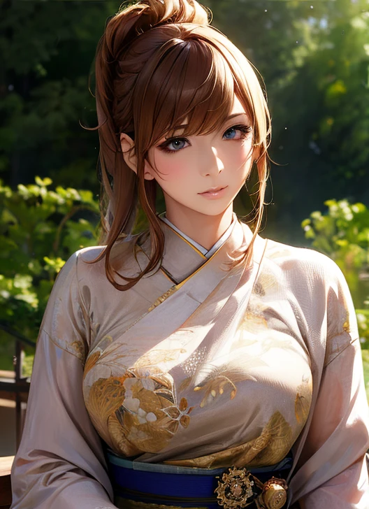 (( top quality)), (超 high definition ), ( very detailed), ( detailed description ), (( best CG )), (masterpiece),  Ultra Detailed Art , ( top quality, 8k, 32K, masterpiece), ( realistic :1.2)、( high definition ),  very beautiful face and eyes ,  1 Woman ,  Thin Waist, Delicate body, ( top quality,  attention to detail,  rich skin details ), ( top quality, 8k, Oil paint:1.2),  bright color、 beautiful Japanese woman 、 detailed face 、 、((Random HairStyle:1.2))