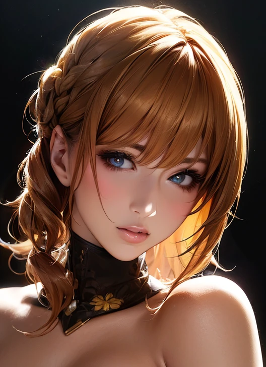 (( top quality)), (超 high definition ), ( very detailed), ( detailed description ), (( best CG )), (masterpiece),  Ultra Detailed Art , ( top quality, 8k, 32K, masterpiece), ( realistic :1.2)、( high definition ),  very beautiful face and eyes ,  1 Woman ,  Thin Waist, Delicate body, ( top quality,  attention to detail,  rich skin details ), ( top quality, 8k, Oil paint:1.2),  bright color、 beautiful Japanese woman 、 detailed face 、 、((Random HairStyle:1.2))