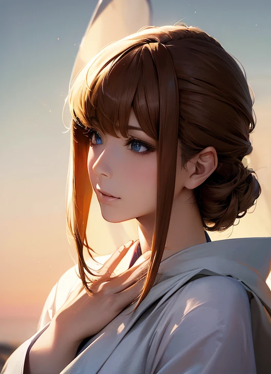 (( top quality)), (超 high definition ), ( very detailed), ( detailed description ), (( best CG )), (masterpiece),  Ultra Detailed Art , ( top quality, 8k, 32K, masterpiece), ( realistic :1.2)、( high definition ),  very beautiful face and eyes ,  1 Woman ,  Thin Waist, Delicate body, ( top quality,  attention to detail,  rich skin details ), ( top quality, 8k, Oil paint:1.2),  bright color、 beautiful Japanese woman 、 detailed face 、 、((Random HairStyle:1.2))