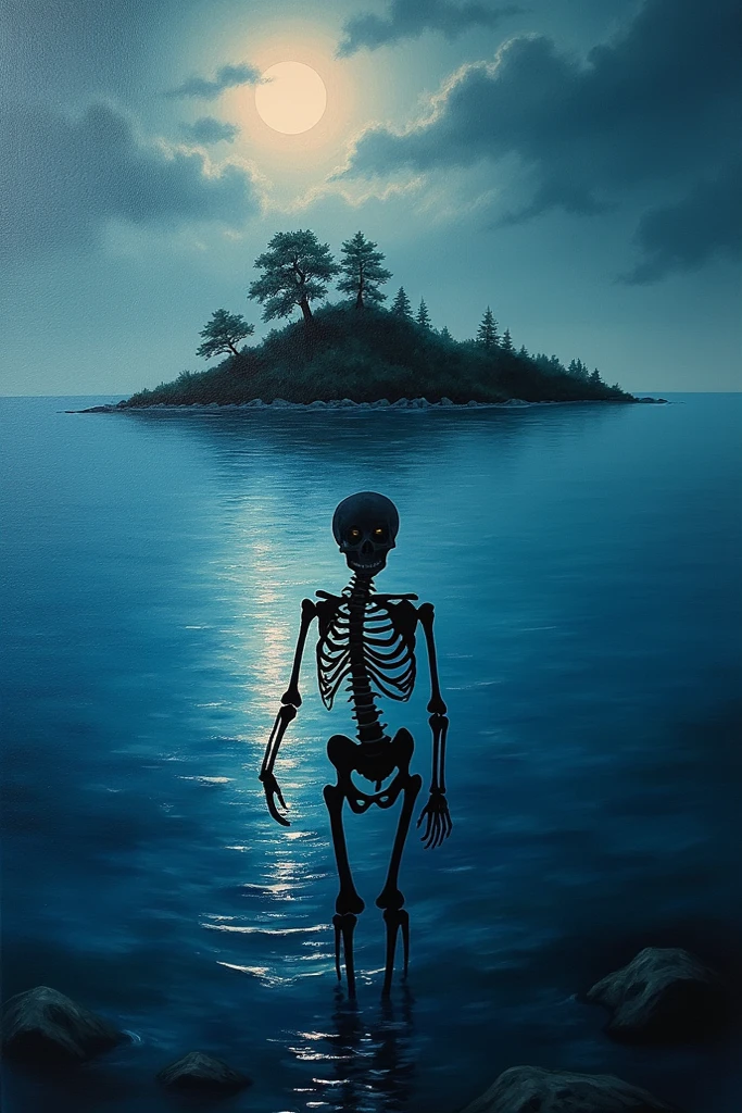 masterpiece, best quality, 1other, solo, seaside, horror theme, highly detailed, <lora:DarkSpheraStyle:0.7>, slate atmosphere, cinematic, dimmed colors, dark shot, muted colors, film grainy, lut, spooky