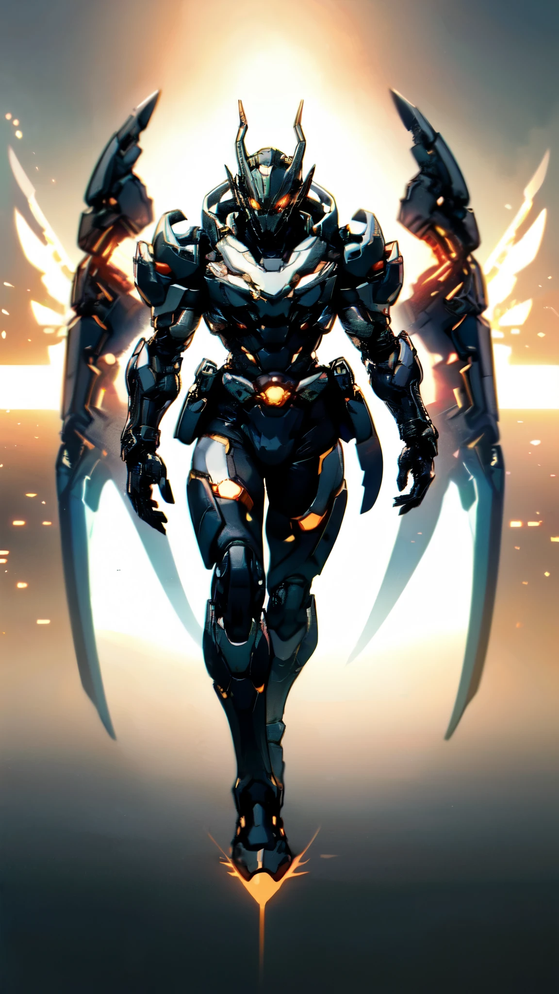 (masterpiece:1.5, best quality:1.5, extremely delicate:1.5), ((male:1.5)), a man wearing a full-face helmet, high-tech biomimetic armored combat suit, (a composite layered chest armor), the design balances heavy with agility, fully enclosed shoulder guards, matching arm and leg guards, a belt of gemstone, (the color scheme is primarily Red with Purple and Yellow accents, Organic Biotech, Concept Inspired by Vampire, glowing eyes, armor glows, huge cloak like devil wings), stand of a futuristic sci-fi city, this character embodies a finely crafted fantasy-style armored hero in anime style, exquisite and mature art style, metallic, high definition, highres, ultra-detailed, ultra-fine painting, professional, perfect body proportions, golden ratio, anatomically correct, symmetrical face, extremely detailed eyes and face, high quality eyes, creativity, RAW photo, UHD, 32k, Natural light, cinematic lighting, (masterpiece-anatomy-perfect:1.2)