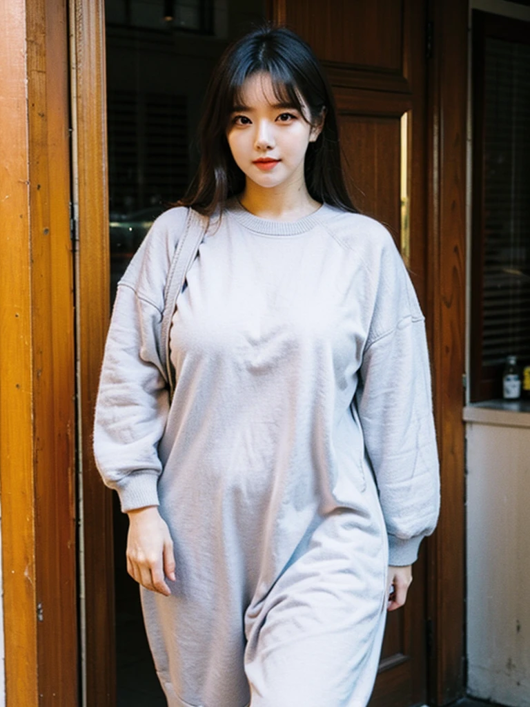 a fat 10 year old obese girl,detailed face with chubby cheeks,double chin,wide nose,full lips,exaggerated proportions,heavy set body,short height,wearing casual clothes,standing in a plain background,realistic style,highly detailed,photorealistic,cinematic lighting,warm color palette