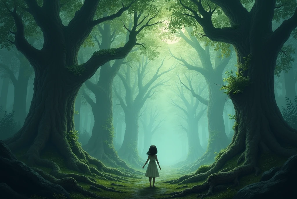 Destroyed Forest Anime Version
