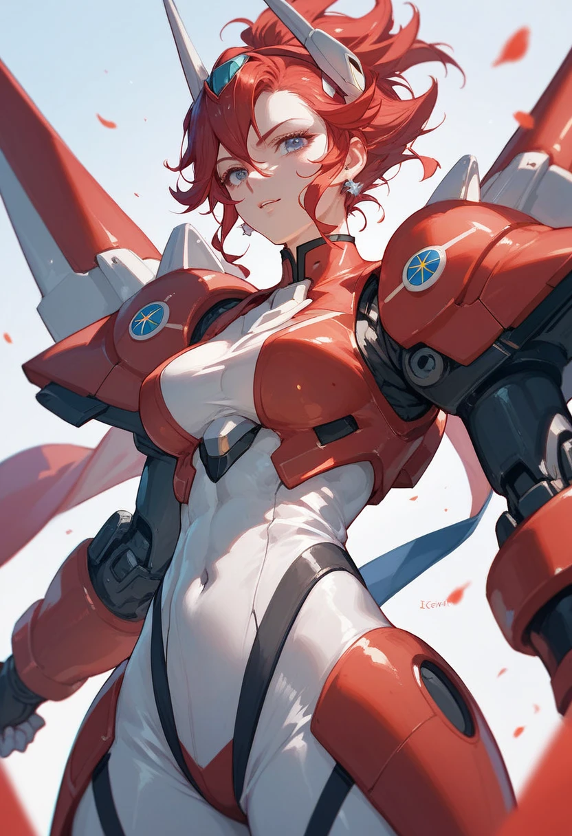 ultra detailed, masterpiece, best quality, solo, soft smile, light smile, <lora:MistyV2:0.9> misty \(pokemon\), side ponytail, orange hair,
<lora:DVa:1> cowboy shot,