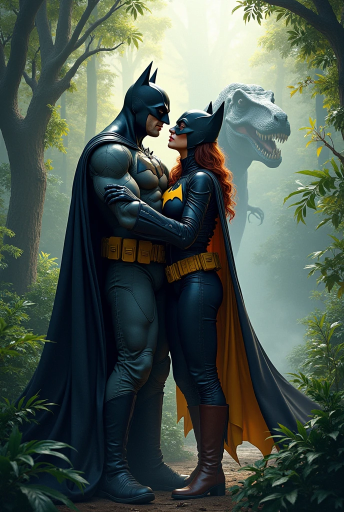 score_9, score_8_up, score_7_up, male anthro black dragon and female human, interspecies, forest, romantic expression, night, muscular, detailed, newest, feet, male laying on back, female top, cowgirl position sex, vaginal penetration, digitigrade, renaissance painting