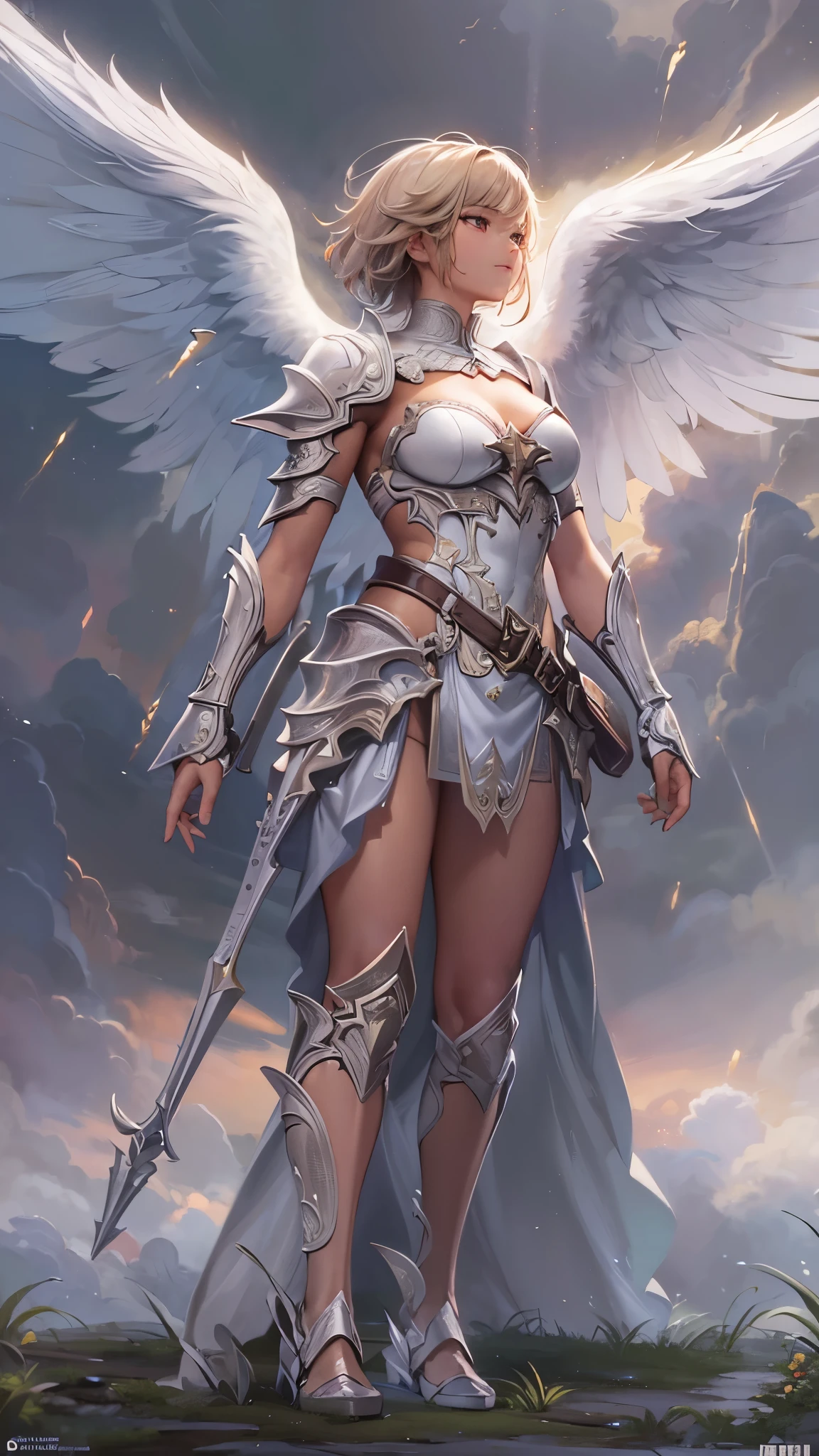 score_9, score_8_up, score_7_up, 1girl, angel wings, standing, solo, short hair, blonde hair, heart, legs, thighs, curvy, feet

<lora:sdxl/pony_twilight_style:0.8>