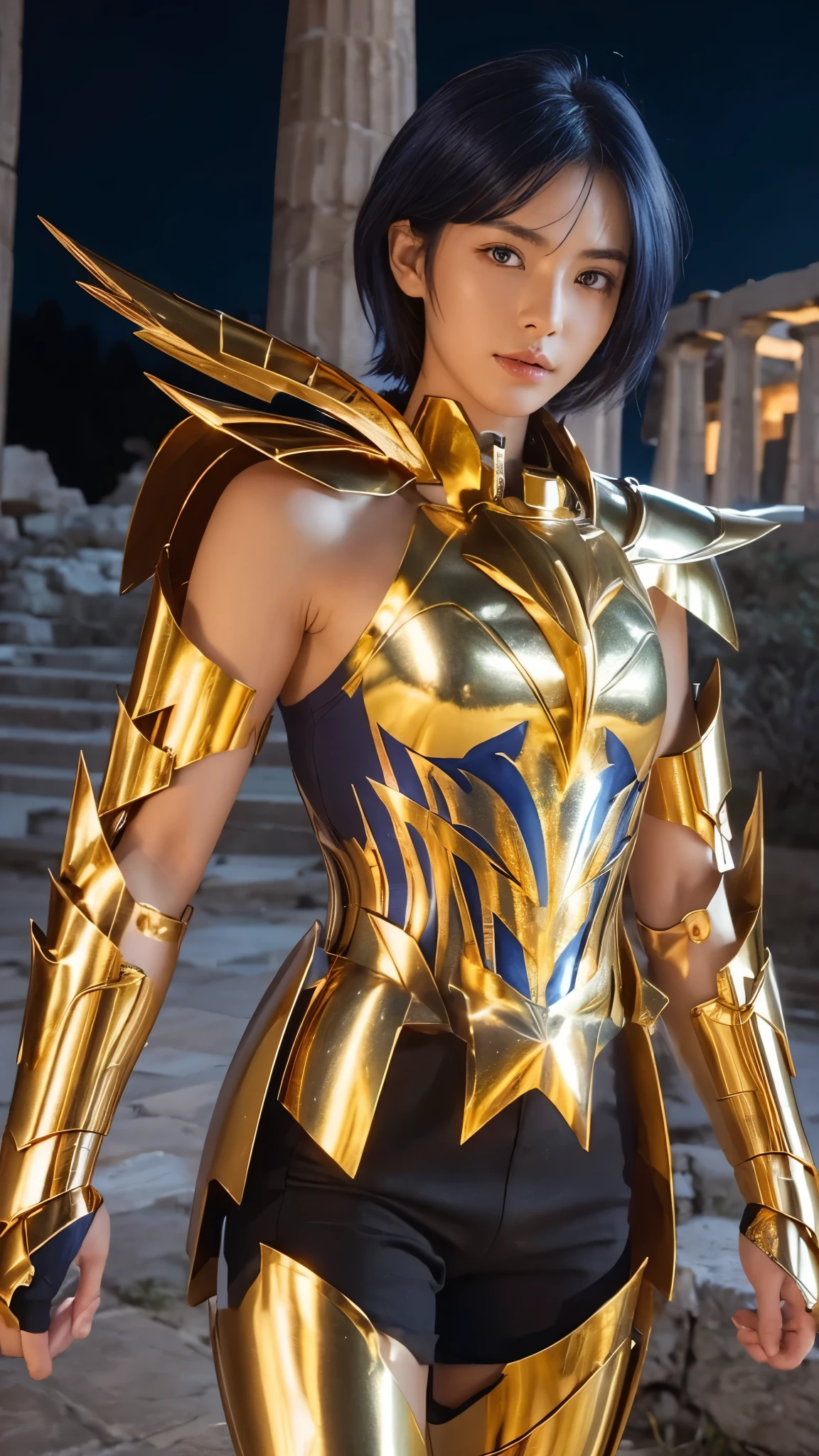 Shiny golden metal armor, Saint Seiya Armor