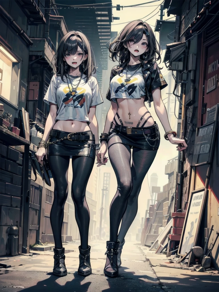 ((8K)), ((realistic anime style)), single character, in rainy storm, looking through you, crying : young adult femboy ((male-to-female transgender)), feminine, with ((totally flat chest like a man's chest)), ((hazel green eyes)), ((dark brown wavy hair)), ear piercings. Wearing with shades of black and white: cargo pants, whale tail (pink thong), crop top, brown ankle boots, beanie. --auto --s2
