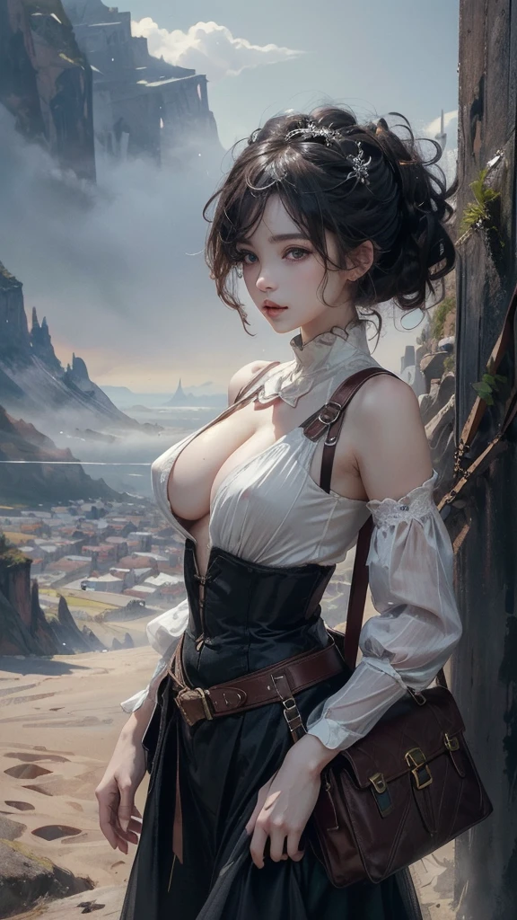 A fantasy world based on heart shaped balloons