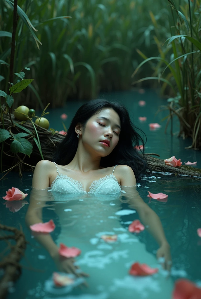 (((Lots of lotus leaves)))，Lotus leaves in water，lotuses，