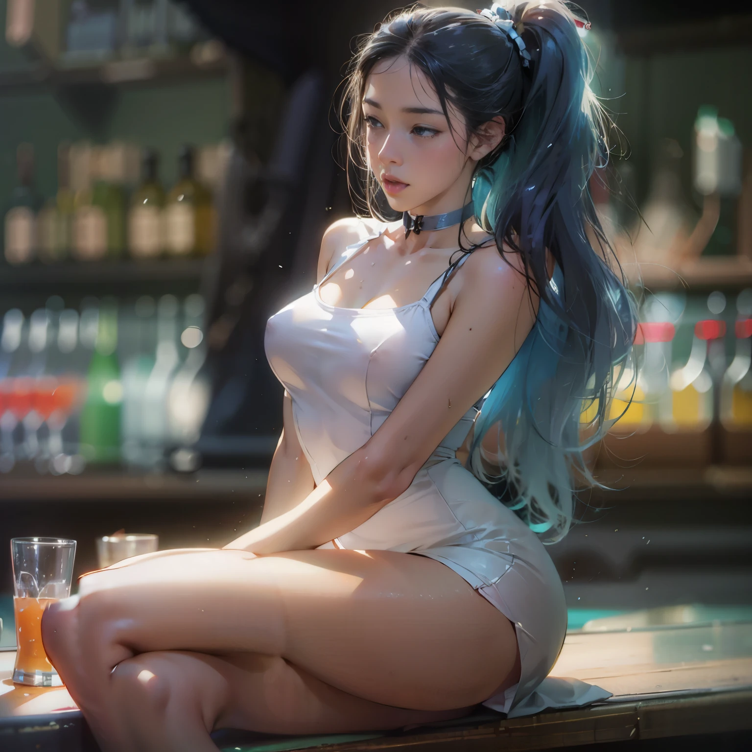 crossed legs
